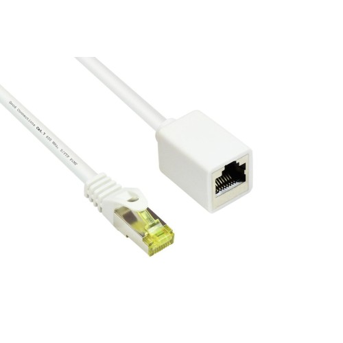 Cable good connections de redverl. m. cat.7 rk blanco 1m