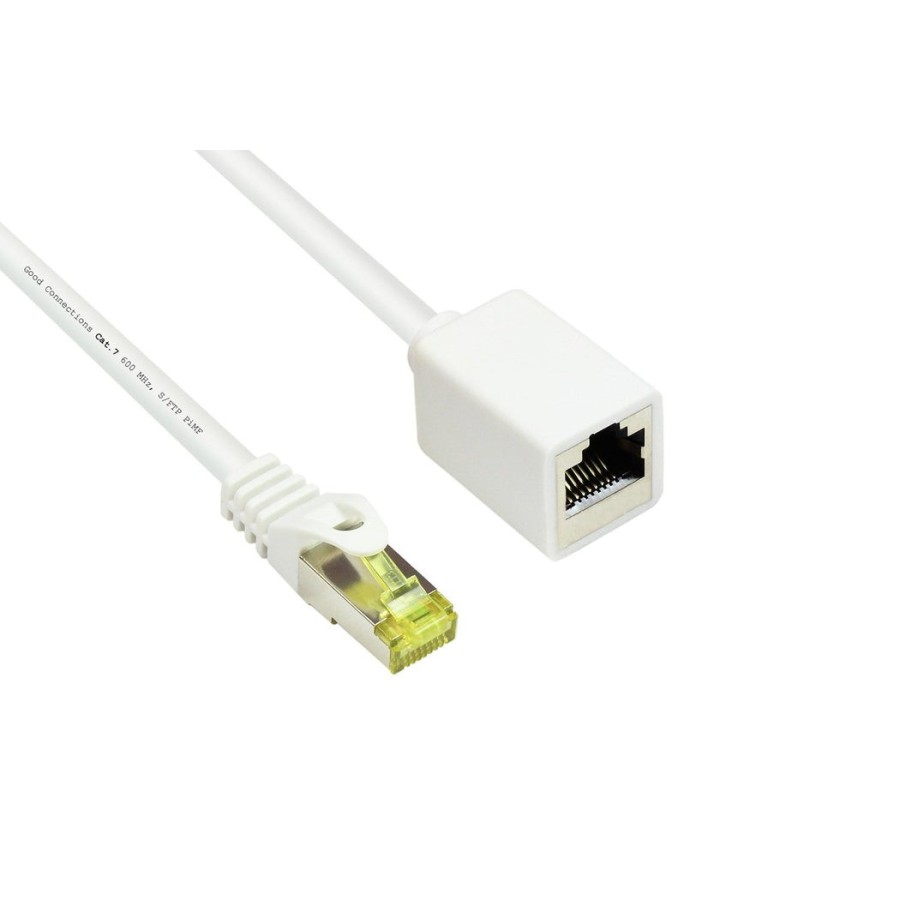 Cable good connections de redverl. m. cat.7 rk blanco 1m