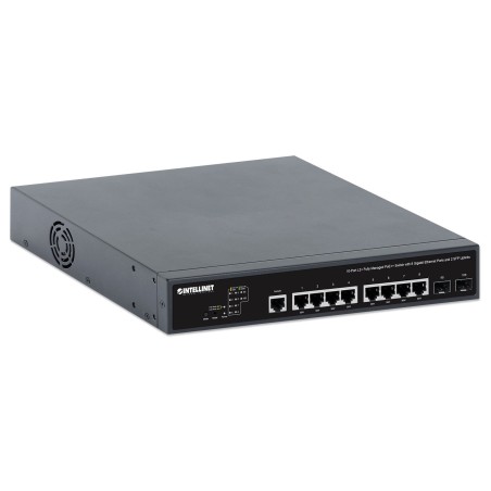 Intellinet 10-port l2+ managed poe++ switch 8x gbit 2x sfp