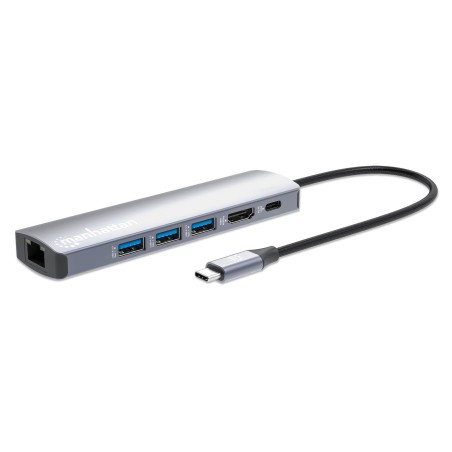Manhattan 6-in-1 4k usb-c dockingmation 1xhdmi 3xusb 5 gb s