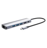 Manhattan 6-in-1 4k usb-c dockingmation 1xhdmi 3xusb 5 gb s