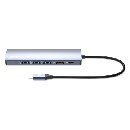 Manhattan 6-in-1 4k usb-c dockingmation 1xhdmi 3xusb 5 gb s