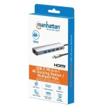 Manhattan 6-in-1 4k usb-c dockingmation 1xhdmi 3xusb 5 gb s