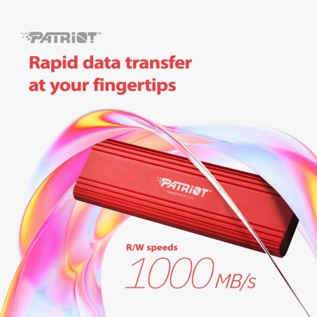 Patriot transporter lt 1tb usb3.2 type-c ssd 1000 mb/s aluminium