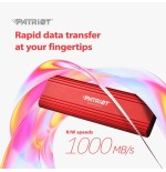 Patriot transporter lt 1tb usb3.2 type-c ssd 1000 mb/s aluminium