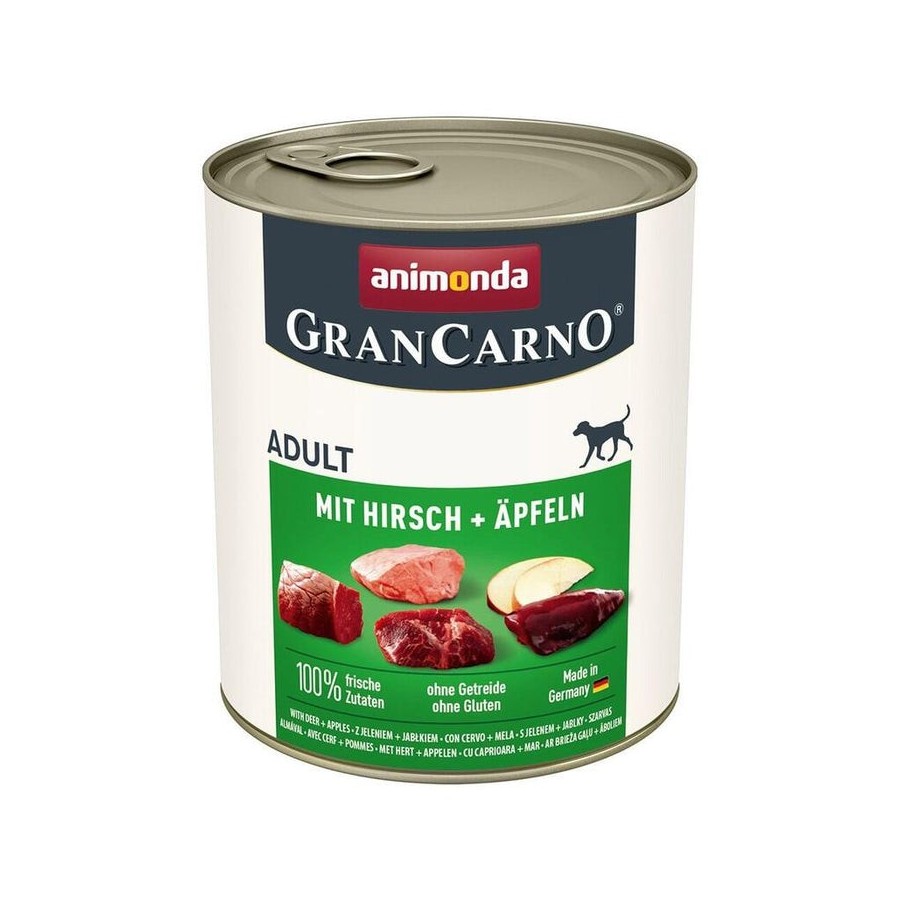 Comida húmeda para perros animonda grancarno adult deer and apple  800g