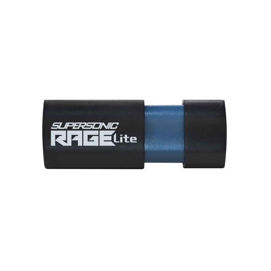Memoria usb patriot rage lite 1tb 120mb/s usb 3.2 retráctil negro (pef1tbrlb32u)