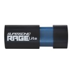 Memoria usb patriot rage lite 1tb 120mb/s usb 3.2 retráctil negro (pef1tbrlb32u)