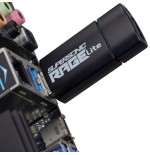 Memoria usb patriot rage lite 1tb 120mb/s usb 3.2 retráctil negro (pef1tbrlb32u)