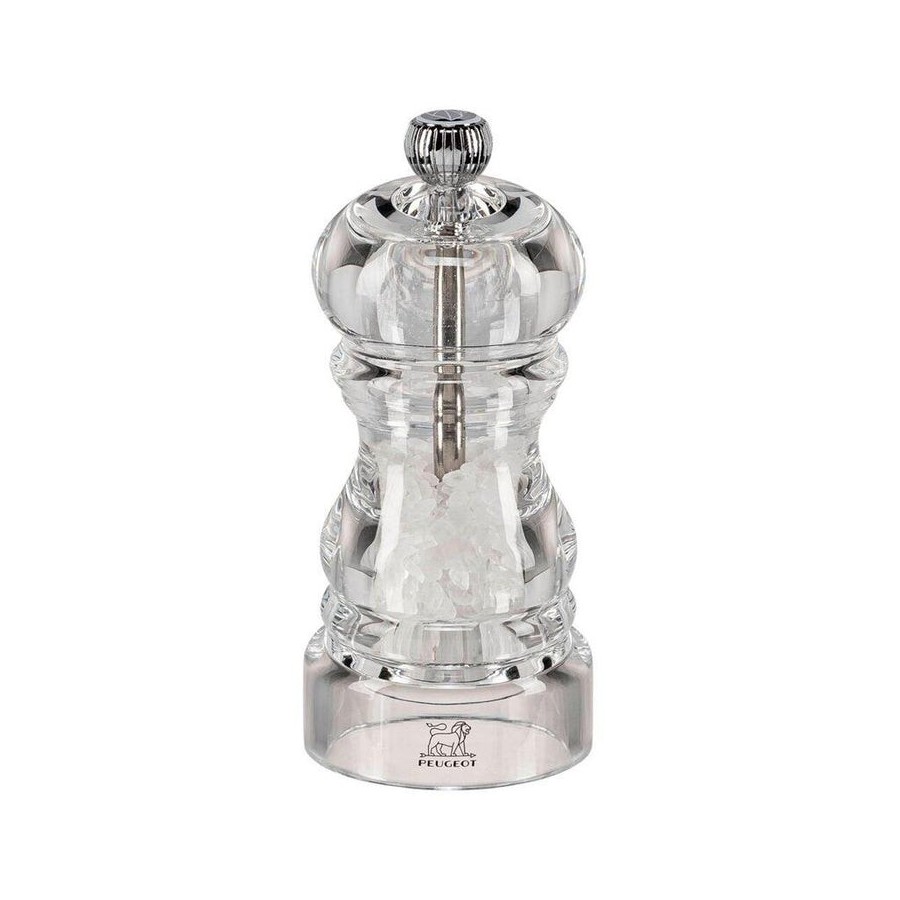 Molinillo de sal peugeot nancy acrílico transparente 12 cm