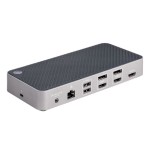 Startech.com usb-c triple monitor docking station - hdmi/dp triple 4k usb-c dock - 5x usb hub - gbe - 100w pd - universa