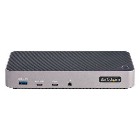 Startech.com usb-c triple monitor docking station - hdmi/dp triple 4k usb-c dock - 5x usb hub - gbe - 100w pd - universa