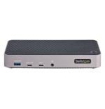 Startech.com usb-c triple monitor docking station - hdmi/dp triple 4k usb-c dock - 5x usb hub - gbe - 100w pd - universa