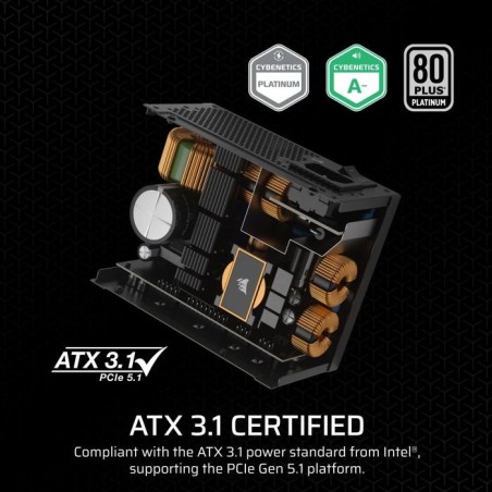 Fuente de alimentación corsair cp-9020256-eu   850 w 24-pin atx atx negro
