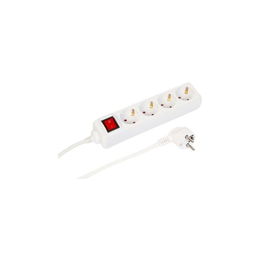 Microconnect mc-gru0043ws base múltiple 3 m 4 salidas ac interior blanco