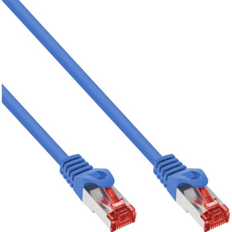Inline® cable de red s/ftp pimf cat.6 250mhz pvc cca azul 10m