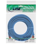 Inline® cable de red s/ftp pimf cat.6 250mhz pvc cca azul 10m