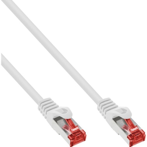 Inline® cable de red s/ftp pimf cat.6 250mhz pvc cobre blanco 10m