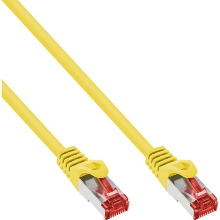 Inline® cable de red s/ftp pimf cat.6 250mhz pvc cobre amarillo 5m