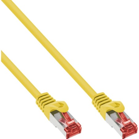 Inline® cable de red s/ftp pimf cat.6 250mhz cobre halogen free amarillo 7.5m