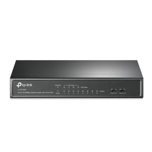 Switch tp-link sf1008p 8 puertos rj-45 10 100 poe