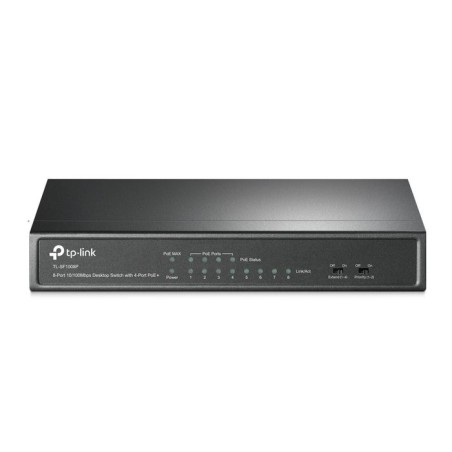 Switch tp-link sf1008p 8 puertos rj-45 10 100 poe