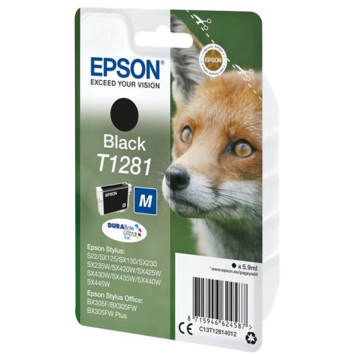 Tinta original epson t1281 tamaño m negro original