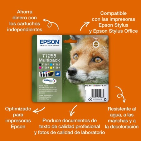 Tinta original epson t1281 tamaño m negro original