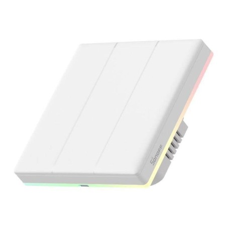 Interruptor sonoff tx t5 3c 3 botones táctil blanco   inteligente de pared wi-fi