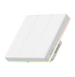 Interruptor sonoff tx t5 3c 3 botones táctil blanco   inteligente de pared wi-fi