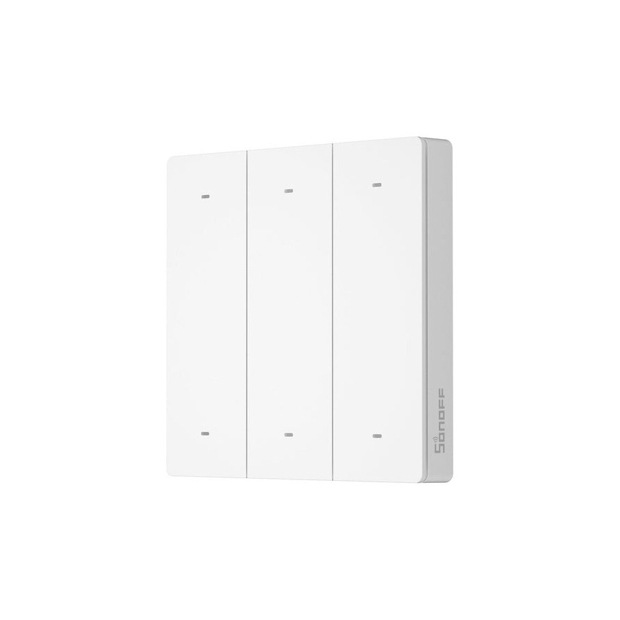 Interruptor  sonoff r5 6 botones blanco  de pared inteligente