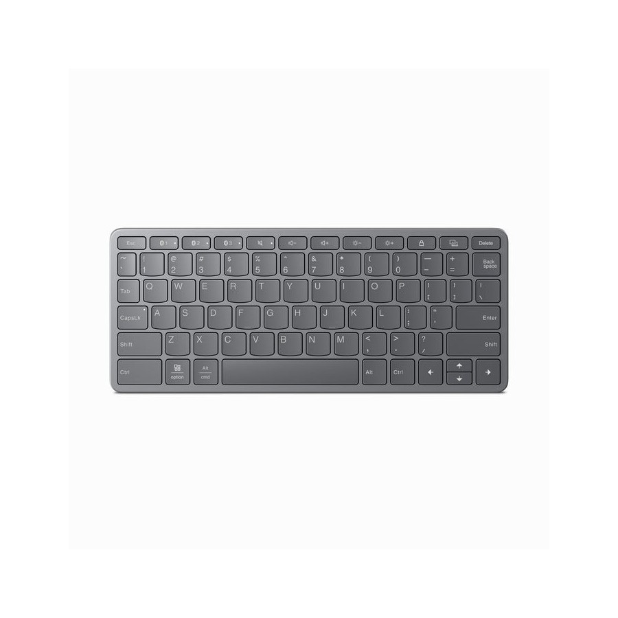 Teclado español  lenovo zg38c05816 universal usb + bluetooth qwerty gris