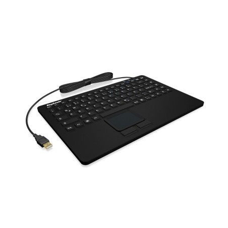 Teclado inglés keysonic ksk-5230in touchpad usb qwerty ee. uu. negro