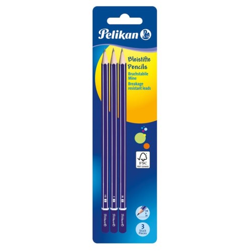Pelikan 807418 lápiz de grafito multi 3 pieza(s)