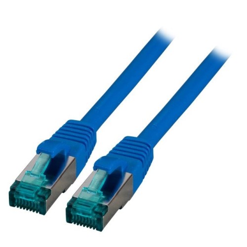 Efb rj45 cable de red s ftp, cat.6a, lszh, 0.5m, azul