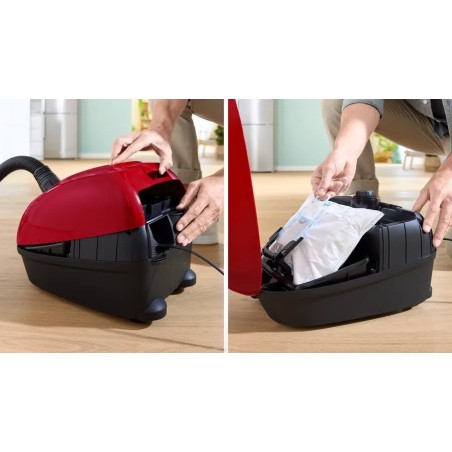 Aspiradora cilíndrica  bosch serie 4 bgb38rd2 4 l secar 600 w bolsa para el polvo