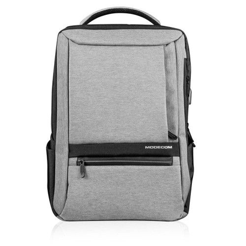 Mochila modecom smart 15 negro / gris poliéster