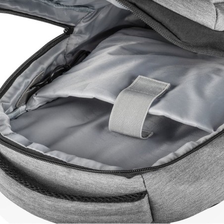 Mochila modecom smart 15 negro / gris poliéster