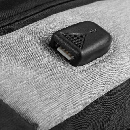 Mochila modecom smart 15 negro / gris poliéster
