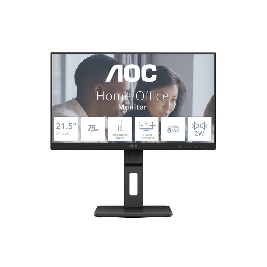 Monitor aoc e2 22e2umf led display  (21.5") 1920 x 1080 pixeles full hd negro