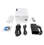 Unykach pos5 white impresora termica de recibos velocidad 230mm/s - usb, rj-45, rj-12 y rj11