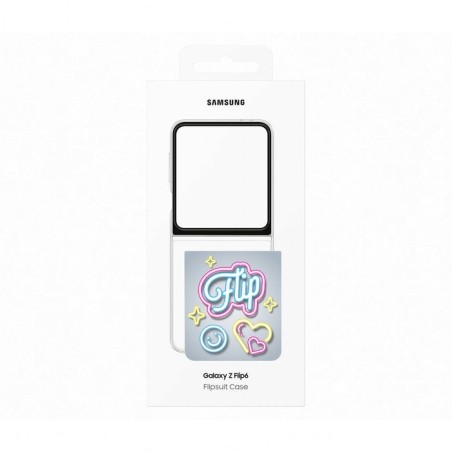 Samsung clear gadget case transparent funda samsung galaxy z flip6