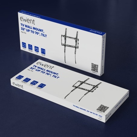 Ewent soporte de pared para tv. inclinable. 32\1 - 55\1 (ew1507)