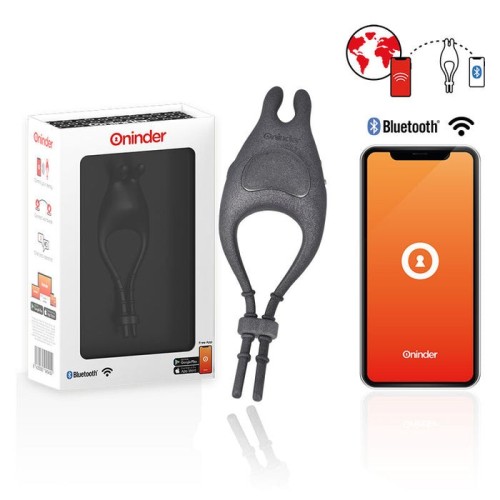 Oninder - pampa anillo vibrador ajustable y multiposicion  - app gratuita