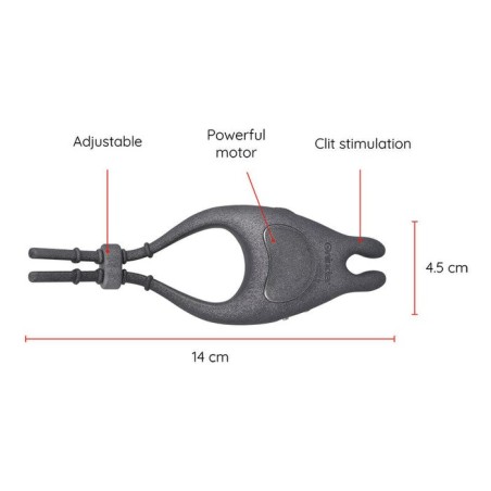 Oninder - pampa anillo vibrador ajustable y multiposicion  - app gratuita