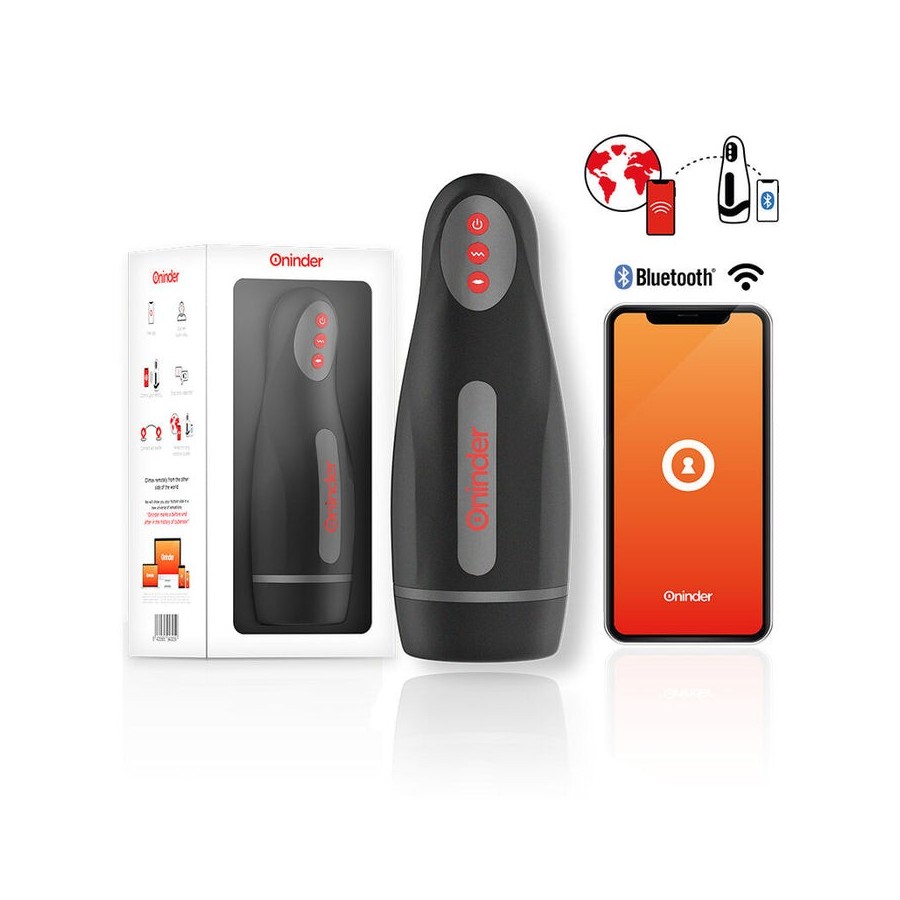 Oninder - seoul masturbador masculino de compresion y vibracion - app gratuita