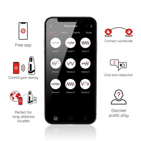 Oninder - seoul masturbador masculino de compresion y vibracion - app gratuita