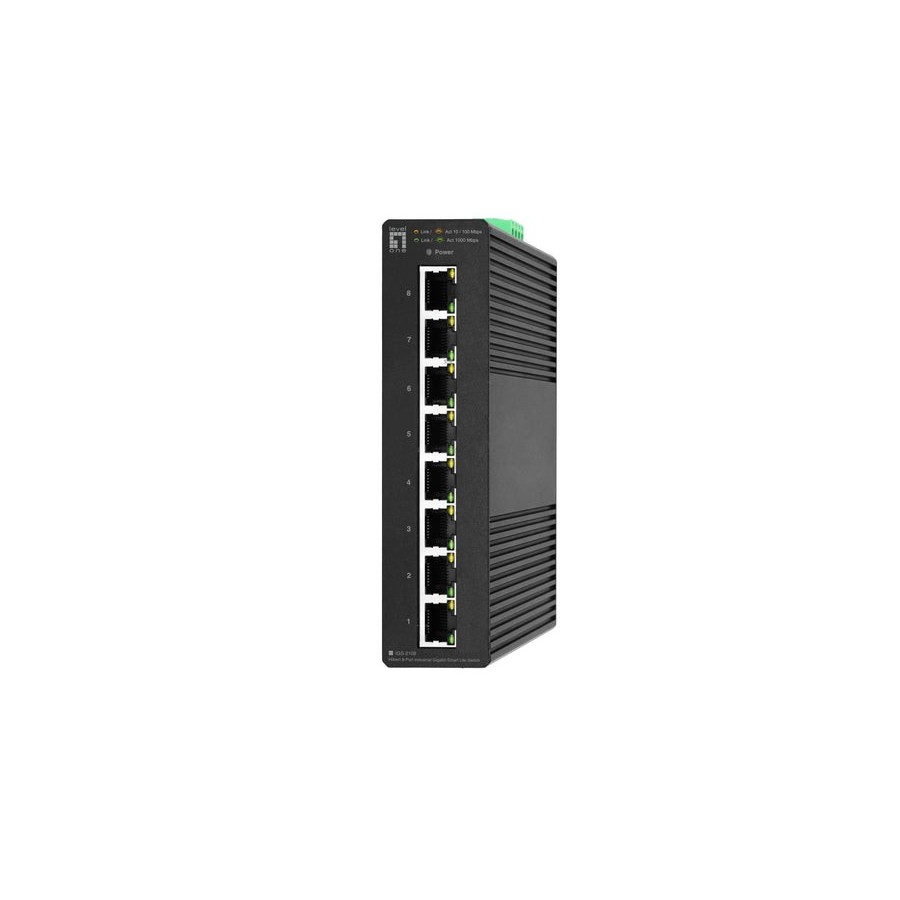 Levelone switch 8x ge igs-2108 rj45, 10 100 1000mbps sw