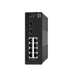 Levelone switch 10x ge igs-2110 2xsfp, 8xrj45 ports sw