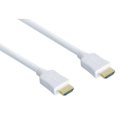 Cable alcasa 2m, 2xhdmi  hdmi hdmi tipo a (estándar) blanco